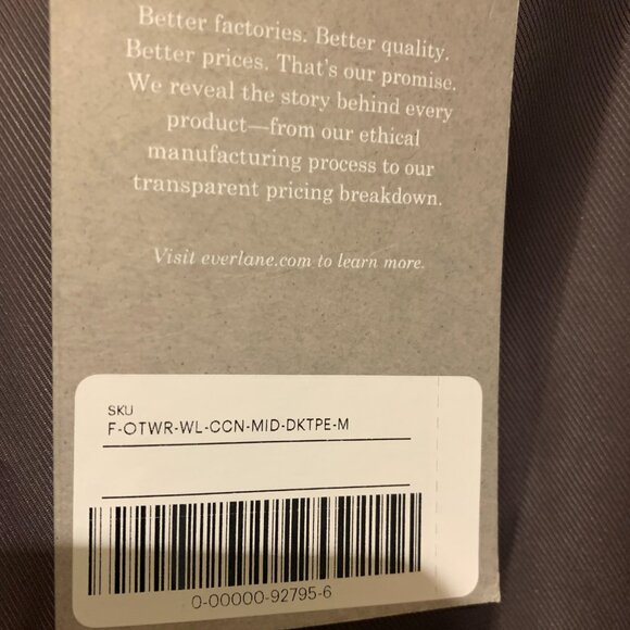 Everlane The Italian Rewool Cocoon Coat NWT - Picture 6 of 8